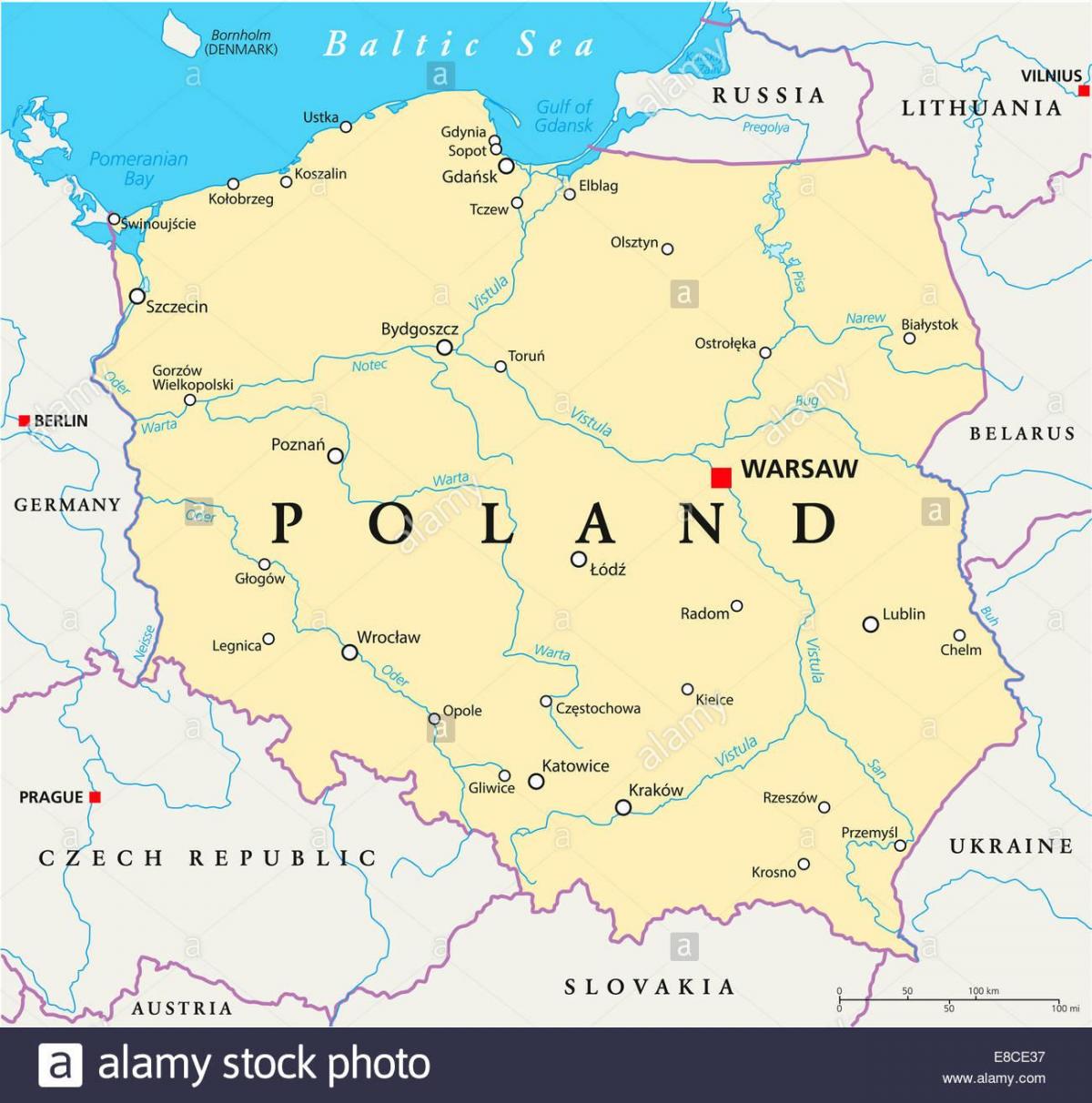 Warszawa lokalizacja na mapie świata