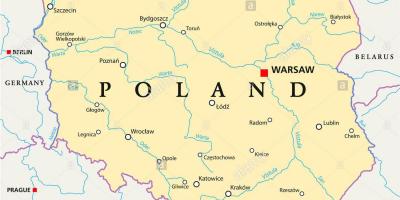 Warszawa lokalizacja na mapie świata